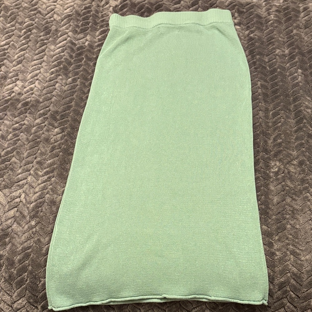 By Together Seafoam Pencil Skirt